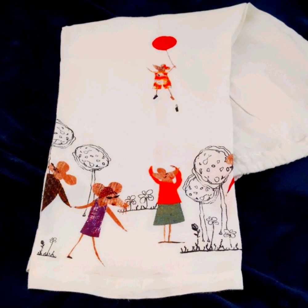 Chicos Illustrated drawstring trousers